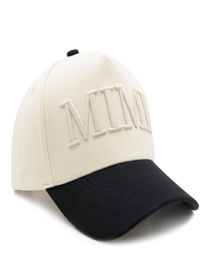 HAFOUXIGM Mimi Trucker Hat for Grandma, Christmas Birthday Gifts for Mimi, Adjustable Embroidered Vintage Two-Tone Baseball Cap for Grandma - Image 3